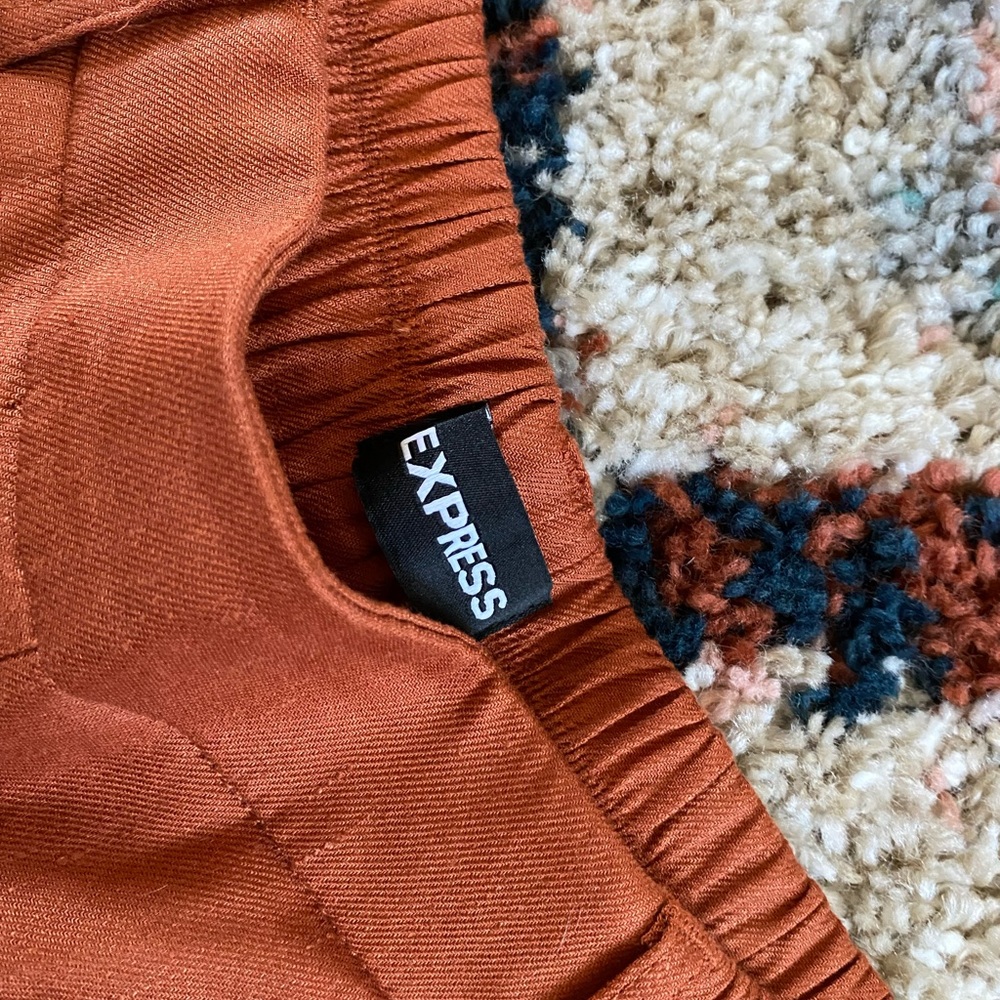 Express Orange Jogger Dress Pant - NWOT - Picture 4 of 6